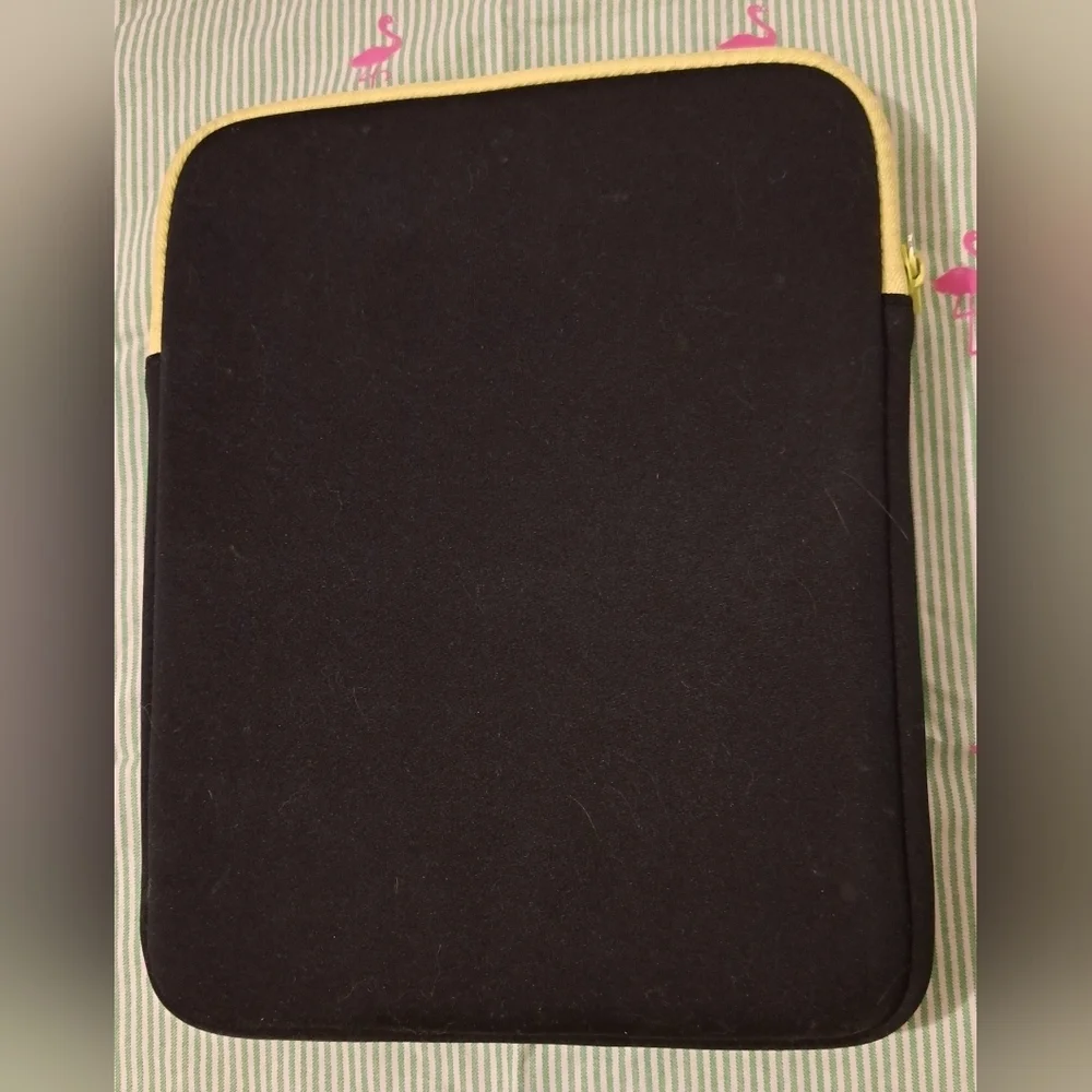 EUC RARE Y2K Marc Jacobs Will Broome Anna Sui Unisex Black Travel Tablet Case